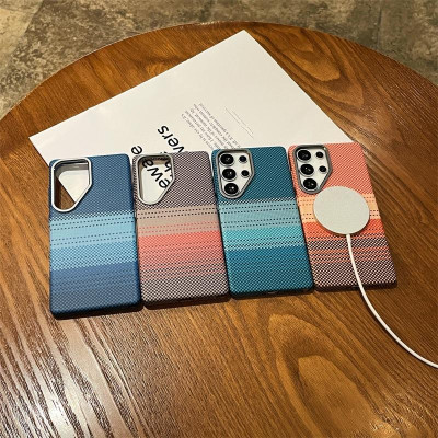 Ốp Lưng Từ Tính Cho Samsung Galaxy S25 Ultra  Họa Tiết Thổ Cẩm Nhựa Cứng - BUM STORE GALAXY CASE