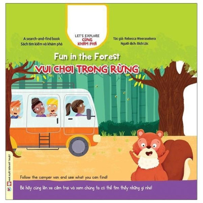 Sách - Cùng Khám Phá - Vui Chơi Trong Rừng - Song Ngữ Anh Việt - Tân Việt Books