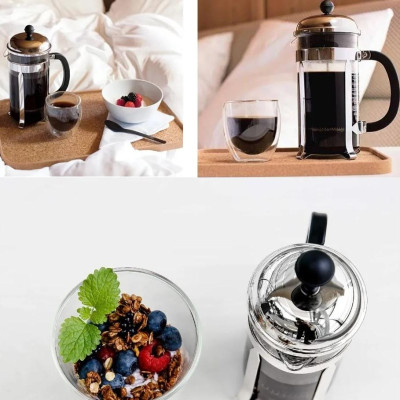 Bình cà phê kiểu Pháp Bodum Chambord 1928-16, dung tích 1L, sản xuất Bồ Đào Nha | Hàng chính hãng