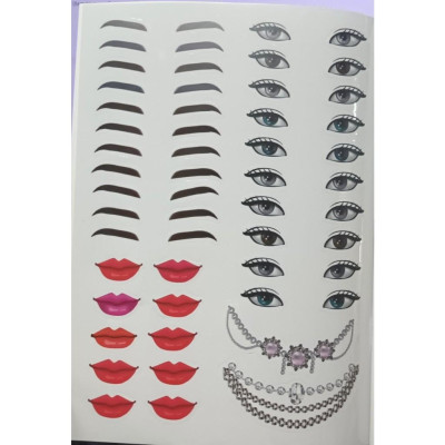 Sách - Trang Điểm Thần Tượng Âm Nhạc Hàn Quốc - Karina - Thỏa Súc Sáng Tạo Cùng Sticker Trong Suốt - Minh Thắng