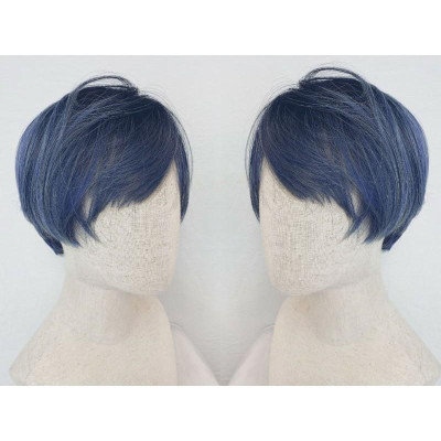 tóc giả tomboyfreeshiptóc giả xanh nhuộm chân+tặng lưới chùm tóc