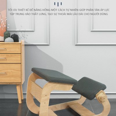 Ghế quỳ chống gù thông minh theo công thái học thương hiệu IGA - GP266