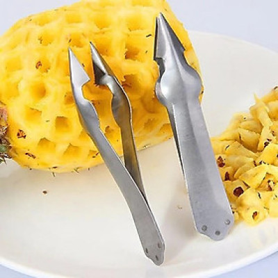 Dụng Cụ Gắp Mắt Dứa Thần Tốc, Thép Cứng - Cán Gỗ