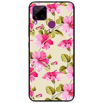 Ốp lưng dành cho Realme C3 / C3i - C11 - C12 - C15 mẫu Hoa Bụt Hồng
