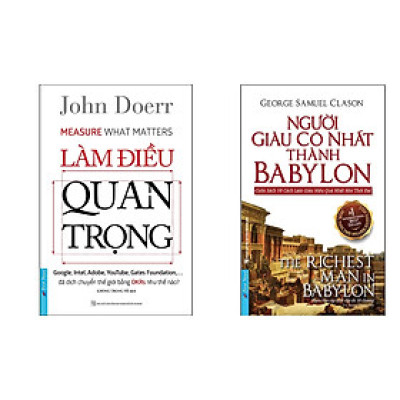 Combo Làm điều quan trọng & Người giàu có nhất thành Babylon