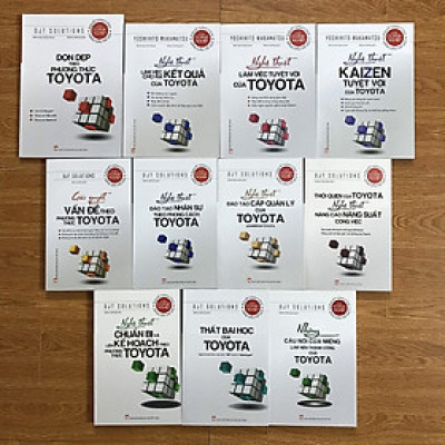 Combo sách Toyota - Trọn bộ 11 cuốn - Bí quyết thành công của doanh nghiệp hàng đầu thế giới (PN-MK)