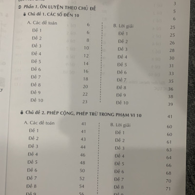 Ôn tập - Kiểm tra nâng cao và phát triển năng lực Toán 1 tập 1