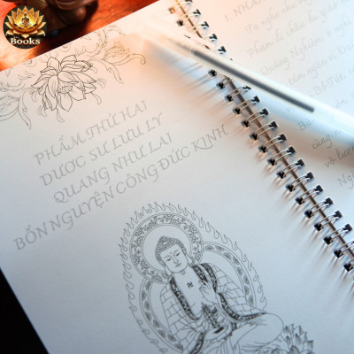 COMBO 2 Sách Chép Kinh - Kinh Địa Tạng, Dược Sư - PAI BOOKS.