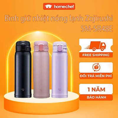 Bình giữ nhiệt nóng lạnh Zojirushi SM-SR48E 0,48L, sản xuất tại Thái Lan, bảo hành 1 năm