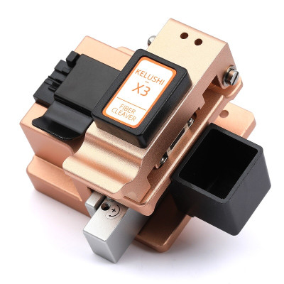 Dao Cắt Sợi Quang KELUSHI-X3 Tự Động Làm Sạch FTTH Có Độ Chính Xác Cao - Hàng Nhập Khẩu