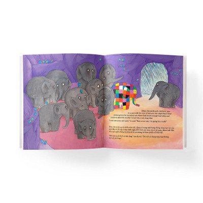 Sách - Elmer Và Cơn Lũ - Song Ngữ Anh Việt - Đông A