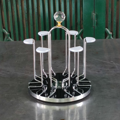  KHAY ÚP LY TRÒN INOX XOAY 360 ĐỘ – SANG TRỌNG & TIỆN DỤNG ✨