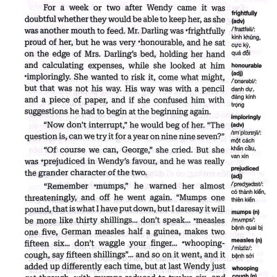 Peter Pan - Song Ngữ