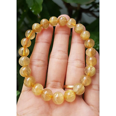 Vòng tay thạch anh tóc vàng VIP