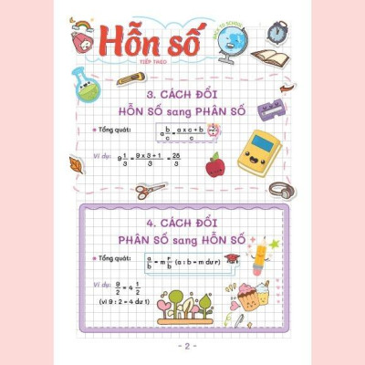 Sách Số tay Takenote lớp 5: Toán + Tiếng Việt 4-5 Khổ A5 (Phiên Bản Mới Nhất)