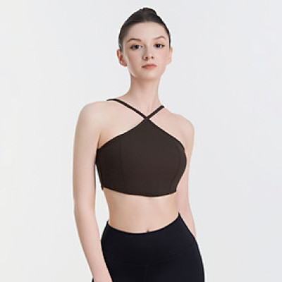 Áo Bra Tập Yoga Gym Hibi Sports BA514, Kiểu Áo Cổ Yếm Hai Dây, Chất Vải Cao Cấp, Kèm Mút Ngực