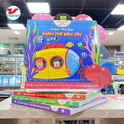 Sách - Cùng Khám Phá - Khám Phá Biển Sâu - Song Ngữ Anh Việt - Tân Việt Books