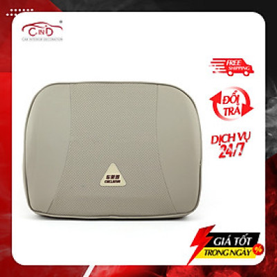Tựa Lưng Ô Tô Cao Su Non Bọc Da CHELAIYA MS002 Màu Xám