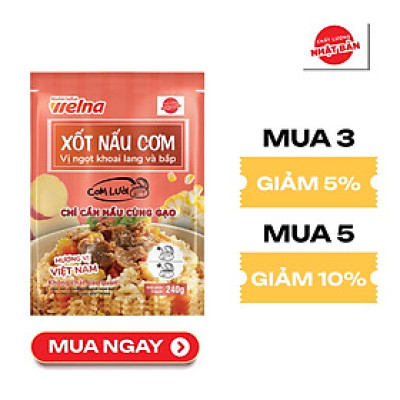 Xốt Nấu Cơm Nisshin Hương Vị Ngọt Khoai Lang Và Bắp -  Nisshin Seifun Welna Shop