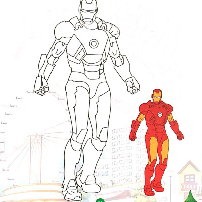 Bé Tô Màu Siêu Anh Hùng