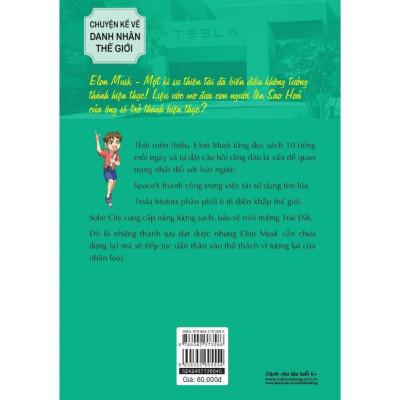 Sách - Who? Chuyện Kể Về Danh Nhân Thế Giới - Elon Musk - NXB Kim Đồng