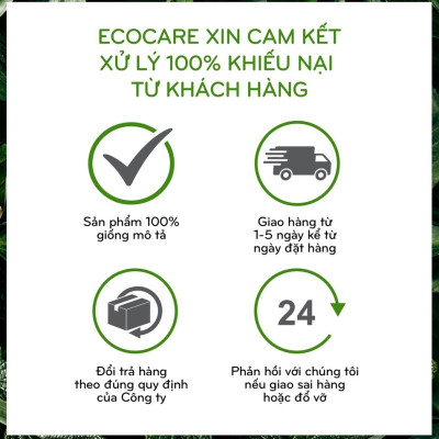 Nước rửa tay hữu cơ diệt khuẩn dạng bọt tinh dầu Nhài 250ml thương hiệu Ecocare