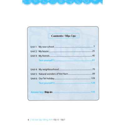 GLOBALL SUCESS - Vở bài tập tiếng anh lớp 6 tập 1 (có đáp án)