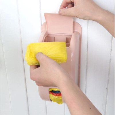 ♻️ Hộp đựng túi nilon, thông minh túi đựng rác dán tường Hộp rút túi nilon gắn tường tiện dụng tiếp kiệm chi phí