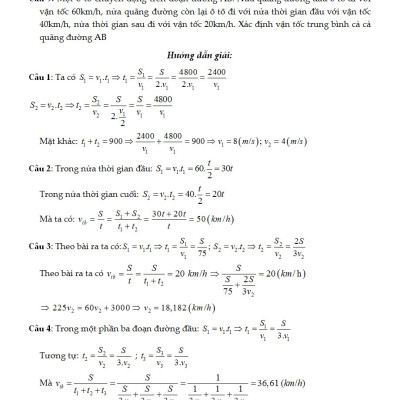 Tuyệt Kỹ Các Thủ Thuật Giải Nhanh Vật Lý 10 - KV