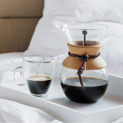 Bộ 2 cốc (ly) thủy tinh 2 lớp Bodum Bistro 10604-10, dung tích 300ml | Hàng chính hãng