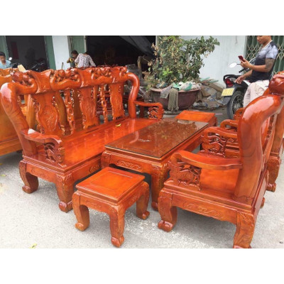 Bộ bàn ghế Minh Quốc Đào gỗ xoan