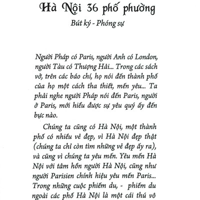 Sách - Hà Nội Ba Sáu Phố Phường