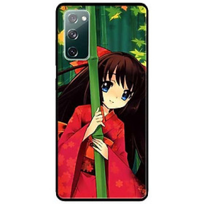Ốp lưng dành cho Samsung A90 - Samsung S20 FE mẫu Anime Cô Gái Kimono Đỏ