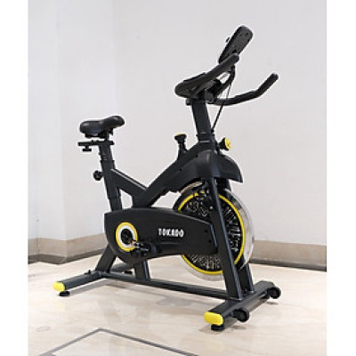 Xe đạp thể dục thể thao trong nhà TK68, bánh đà 13kg điều chỉnh tốc độ dễ dàng, có bánh xe di chuyển linh hoạt