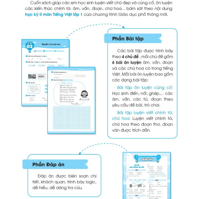 Vở Luyện Viết Chính Tả Lớp 1 - Âm - Vần - Dấu Thanh_MEGA