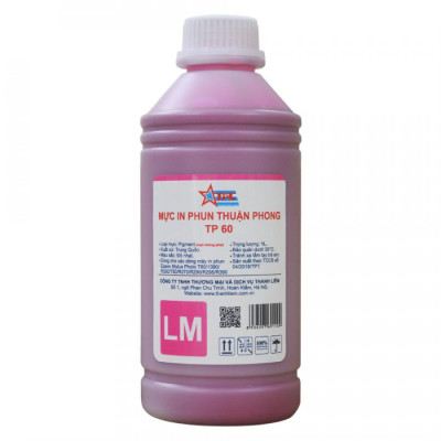 Bộ 6 Màu Mực in phun Thuận Phong PIGMENT TP60 (1L) dùng cho máy in phun Epson - Hàng Chính Hãng