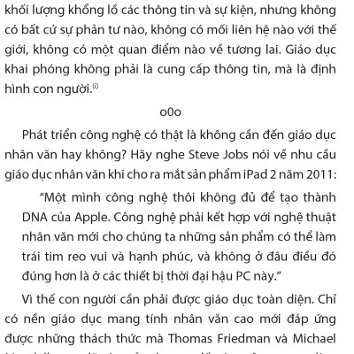 Biện hộ cho một nền giáo dục khai phóng
