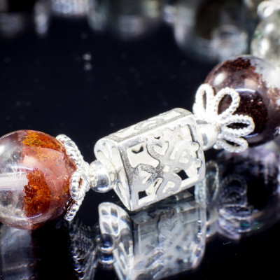 Vòng phong thủy Thạch anh ưu linh cảnh (Scenned Quartz) tự nhiên BlackMount #VT030