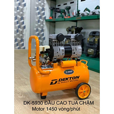 MÁY NÉN KHÍ KHÔNG DẦU 2.0HP 30L DEKTON DK-5930 - HÀNG CHÍNH HÃNG