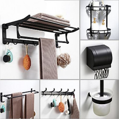 Phụ kiện phòng tắm 5 món màu đen GPK11PKND