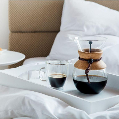 Bình pha cà phê Bodum Pour Over 11571-109, dung tích 1L, sản xuất Bồ Đào Nha | Hàng chính hãng