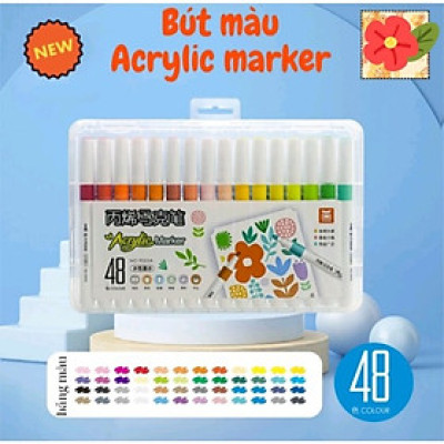 Hộp Bút Màu Vẽ Acrylic 48 Màu 9053A (0061-Ht)