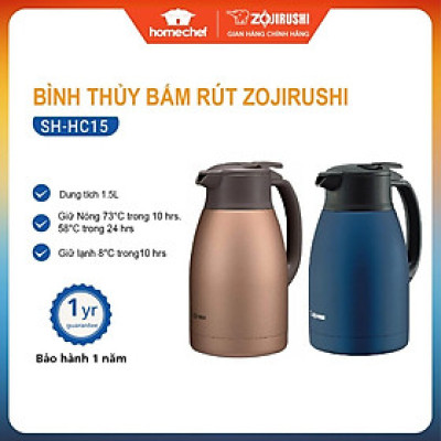 Bình giữ nhiệt nóng lạnh bấm rót Zojirushi 1.9L SH-HC19-NU, bảo hành giữ nhiệt 1 năm chính hãng
