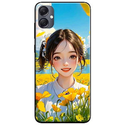 Ốp lưng cho Samsung A04 - A04S - A05 - A05S - Cánh Đồng Hoa Vàng - Hàng Chính Hãng