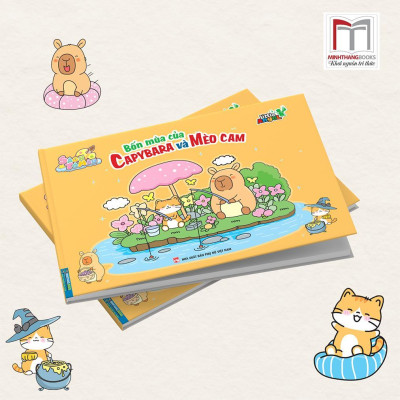 Sách Tô Màu - Baby Three, Capybara Và Mèo Cam, Thị Trấn Nhỏ, Tết Và Lễ Hội, Mèo Cam Và Hamster - Combo 5 Cuốn - Minh Thắng