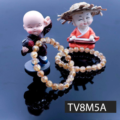 Vòng tay Đá Thạch anh Tóc Vàng by Anqlo Lusso 8mm-5A