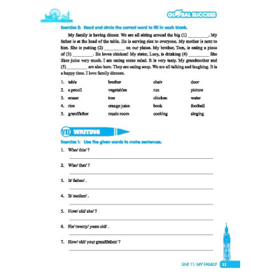 Sách - Global Success - Bài Tập Cuối Tuần Tiếng Anh Lớp 3 - Có Đáp Án - Tập 2 - Minh Thắng