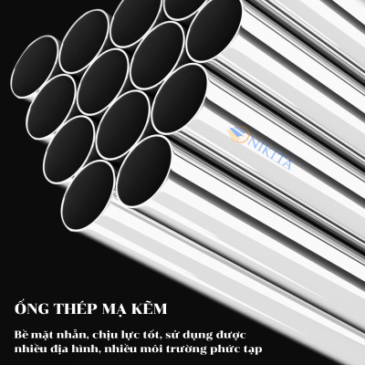 [NEW] Giàn giáo di động 2 mâm đứng MD180, chắc chắn, dùng cho công trình, có thể ghép nối tăng chiều cao, chính hãng Nikita