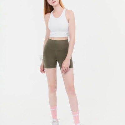 Quần đùi tập Yoga Gym Hibi Sports QS209 Kiểu lưng cao tôn dáng, chất vải cao cấp