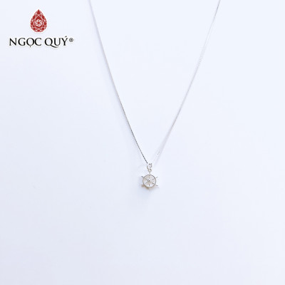 Dây chuyền bạc mặt bánh lái - Ngọc Quý Gemstones